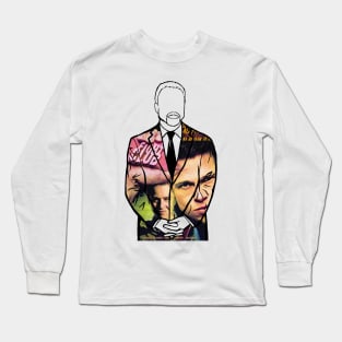 David Fincher (Fight Club) Portrait Long Sleeve T-Shirt